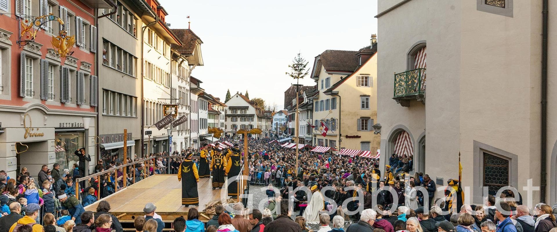 Titelbild der offiziellen Seite der Stadt Sursee zur Gansabhauet (Fotogalerie: https://www.sursee.ch/fotoalbum/4141)